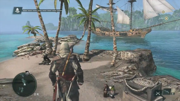 Assassin's Creed IV: Black Flag  (PS3) Gameplay 