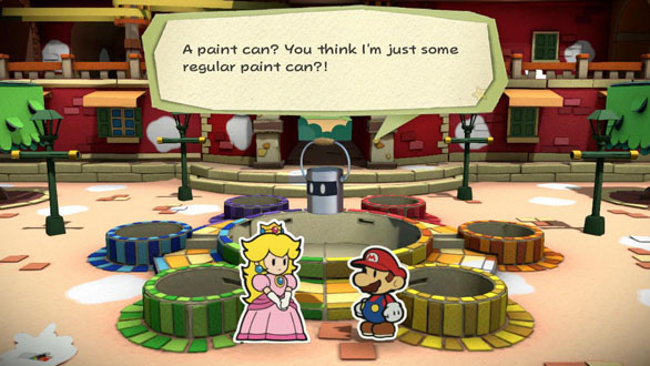 Paper Mario Color Splash Paint Can
