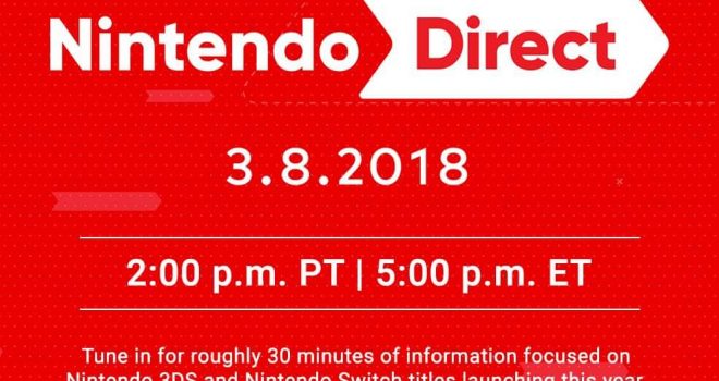 Nintendo Direct planned for March 8th Darkain Arts Gamers